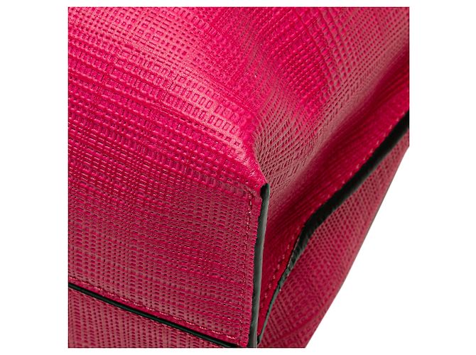 LOEWE Pink Anagram Leder Shopper Tote - Ansicht 9