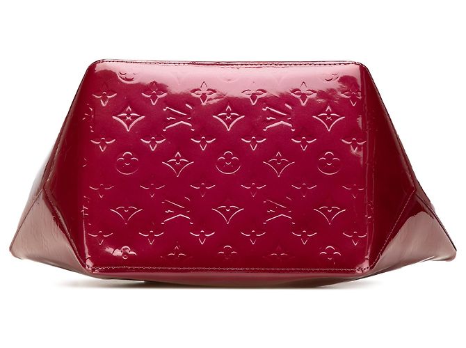 Louis Vuitton Monogram Vernis Rosso Bellevue PM - vista 3