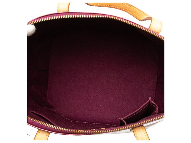 Louis Vuitton Monogram Vernis Rosso Bellevue PM - vista 4