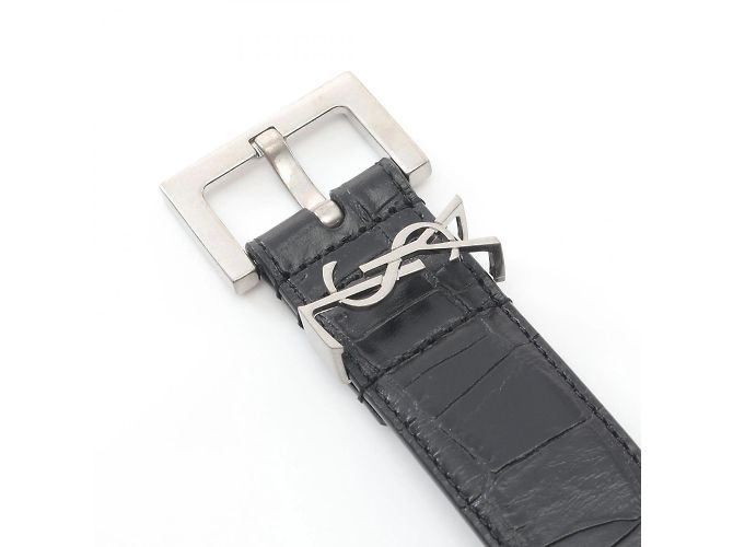 Saint Laurent Cassandra Leder Gürtel - Ansicht 3