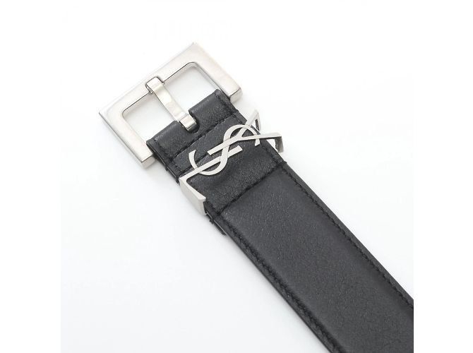 Saint Laurent Cassandra Leder Gürtel - Ansicht 3