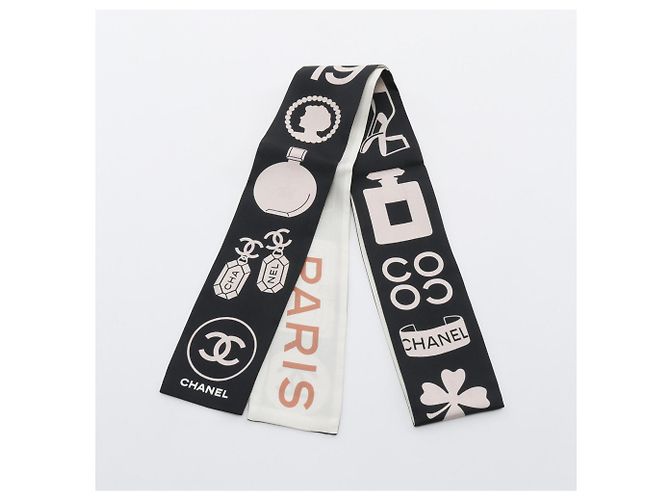 Bufanda Icono Chanel 31 Rue Cambon Negro Crudo - vista 2