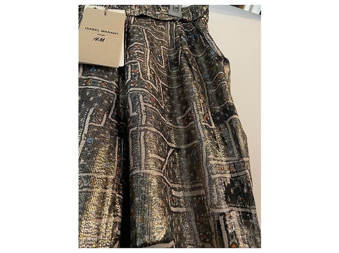 Isabel Marant Pour H&M Vintage Seidenhose Isabel Marant x H&M Golden - Ansicht 4