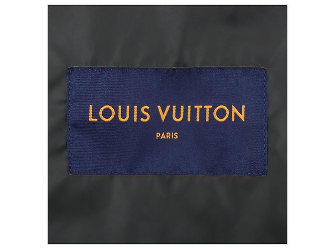 Parka cortavientos de nylon Monogram Louis Vuitton Negro Gris - vista 10
