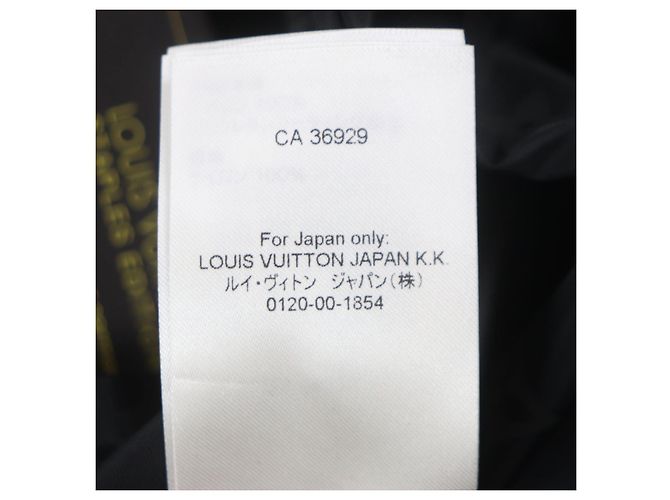 Parka cortavientos de nylon Monogram Louis Vuitton Negro Gris - vista 13