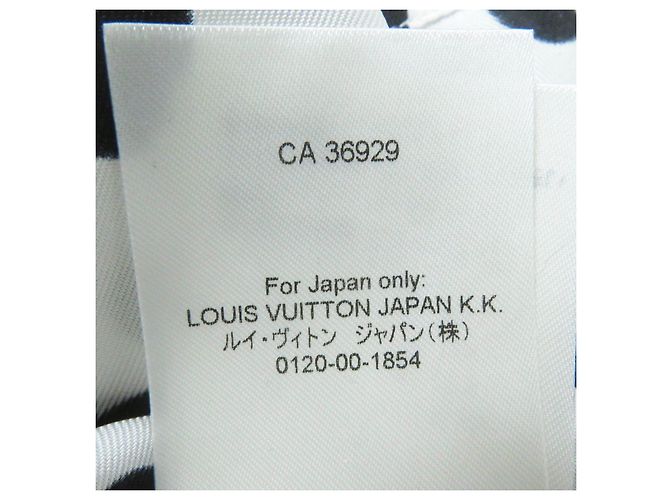 Camicia Infinity a Pois in Seta Louis Vuitton per Donne Nero Bianco - vista 10