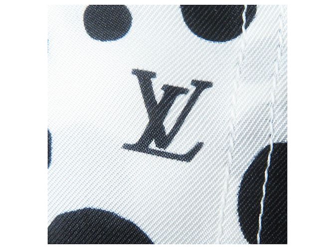 Camicia Infinity a Pois in Seta Louis Vuitton per Donne Nero Bianco - vista 6