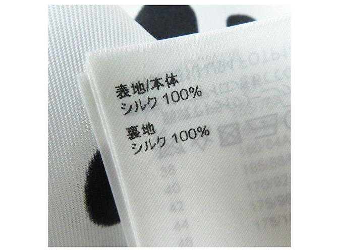 Camicia Infinity a Pois in Seta Louis Vuitton per Donne Nero Bianco - vista 9