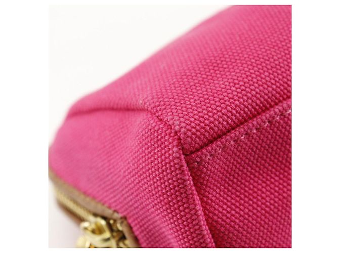 Autre Marque Pochette in tela con logo Tory Burch rosa - vista 4