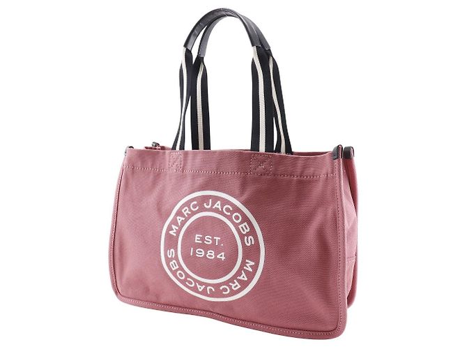 Autre Marque Marc Jacobs Logo Canvas Tote Bag in Pink - Ansicht 2