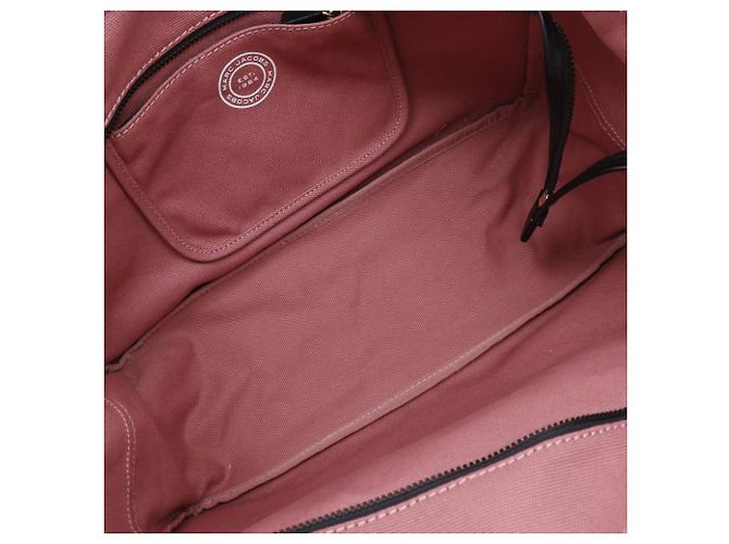 Autre Marque Marc Jacobs Logo Canvas Tote Bag in Pink - Ansicht 6