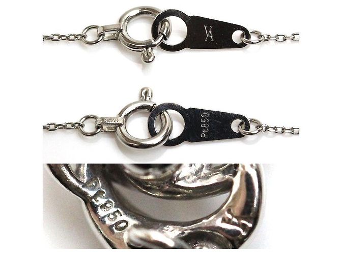 Brook Brothers Vendome Aoyama Platin-Diamant-Halskette - Ansicht 5