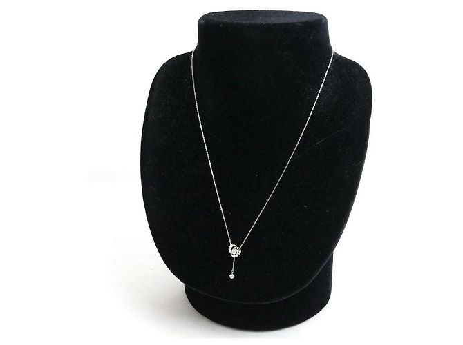 Brook Brothers Vendome Aoyama Platin-Diamant-Halskette - Ansicht 6