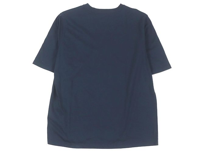 Hermès Camiseta de cuero Puzzle Hermes azul marino XS - vista 3