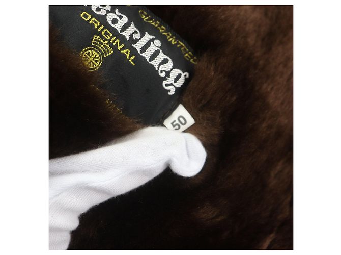 Autre Marque Abrigo de shearling Nazareno Gabrielli Marrón Oscuro - vista 9