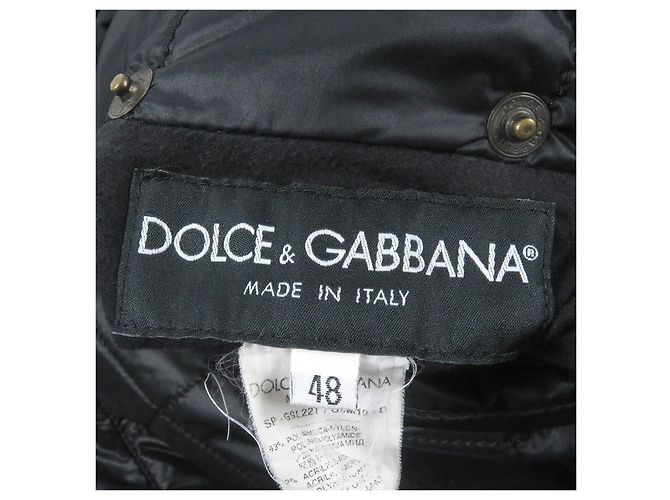 Chaqueta blouson reversible Dolce & Gabbana negra Negro - vista 7