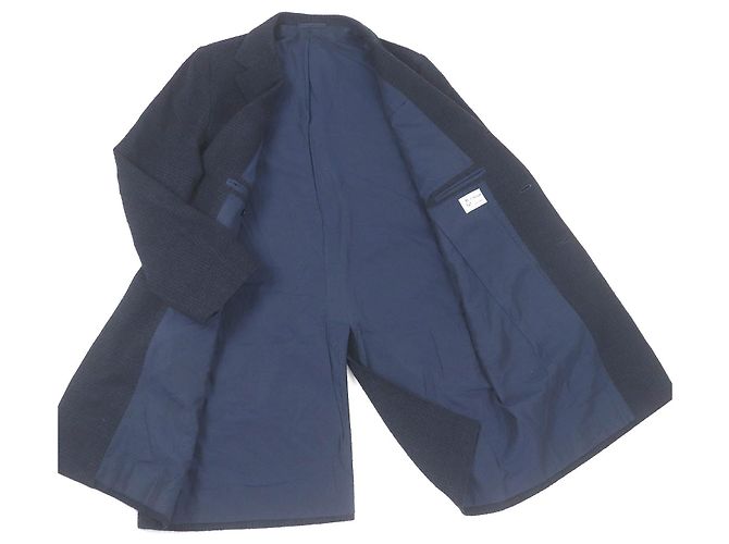 Autre Marque Abrigo Chester de Nylon Alpaca Navy de ERRICO FORMICOLA Azul Azul marino - vista 3