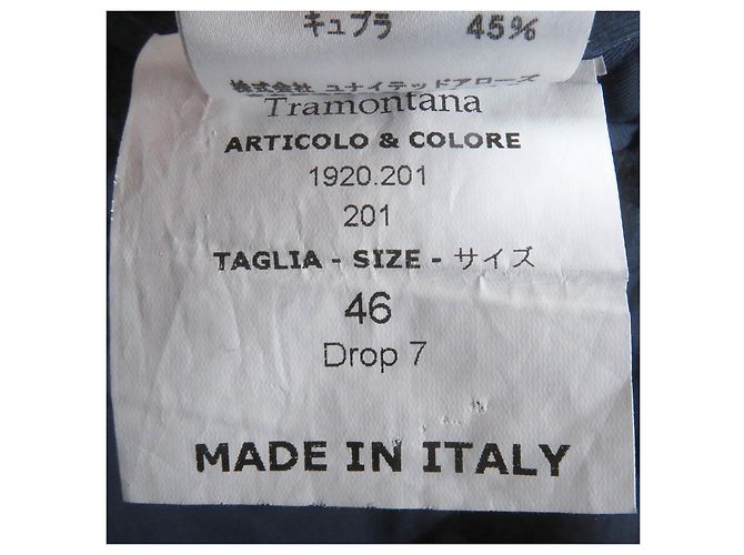 Autre Marque Abrigo Chester de Nylon Alpaca Navy de ERRICO FORMICOLA Azul Azul marino - vista 9