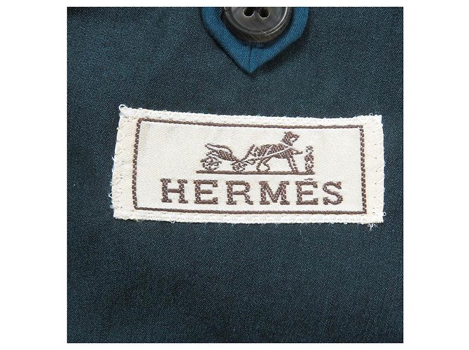 Hermès Giacca in cotone HERMES verde 48 Italia - vista 6
