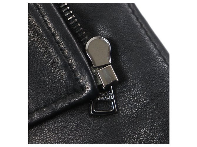Giacca multi-tasche in pelle di agnello Dolce & Gabbana Nero - vista 6