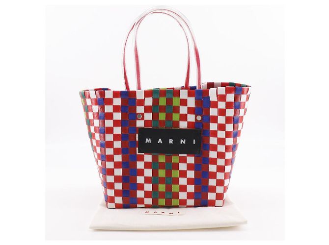 Autre Marque Borsa da picnic Marni Flower Café rossa Rosso - vista 17