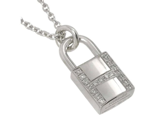 Hermès Collana con diamante e lucchetto Kelly Amulet Hermes - vista 3