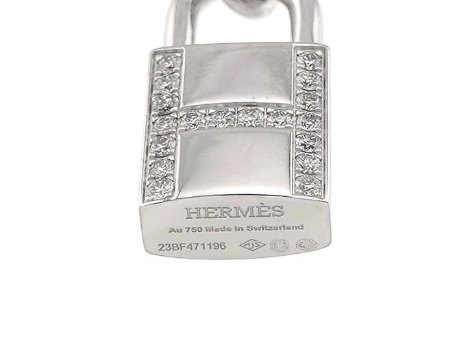 Hermès Collana con diamante e lucchetto Kelly Amulet Hermes - vista 4