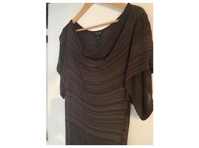 Vintage Escada Schokoladen-Abendkleid - Ansicht 6