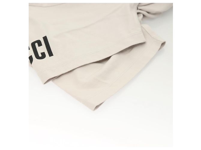 Camiseta GUCCI de algodón gris claro Auth ym015M - vista 3