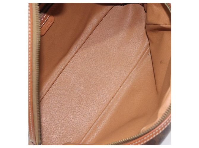 Céline Borsa a mano in tela Macadam CELINE in pelle PVC marrone oro Auth ki5783 D'oro - vista 10