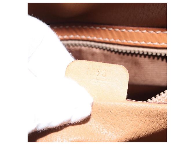 Céline Borsa a mano in tela Macadam CELINE in pelle PVC marrone oro Auth ki5783 D'oro - vista 12