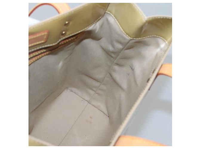 LOUIS VUITTON Monogram Vernis Reade MM Borsa a Mano Beige M91141 LV Auth yk18515 - vista 17