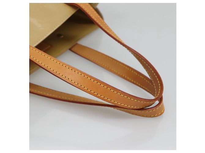 LOUIS VUITTON Monogram Vernis Reade MM Borsa a Mano Beige M91141 LV Auth yk18515 - vista 7