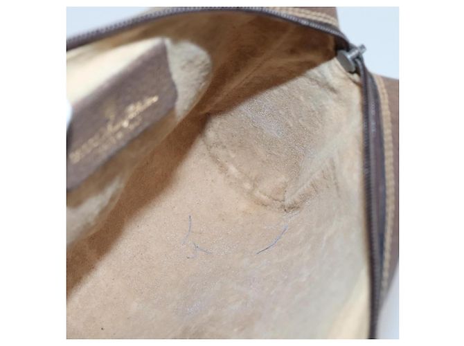 GUCCI GG Supreme Web Sherry Line Clutch Bag PVC Beige 32 014 3553 Auth hk2851 - vista 15