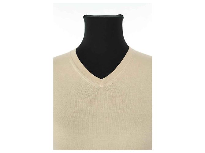 Louis Vuitton Suéter de cachemira beige - vista 2