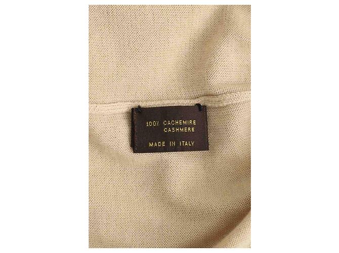Louis Vuitton Suéter de cachemira beige - vista 6
