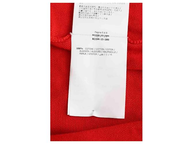 Moncler Roter Baumwollcardigan - Ansicht 6