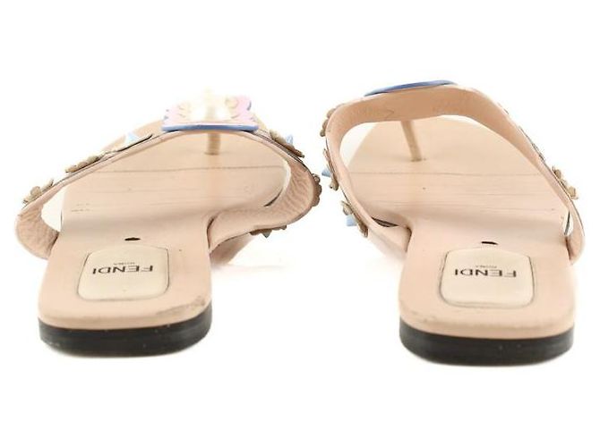 Fendi Sandali in pelle rosa - vista 2