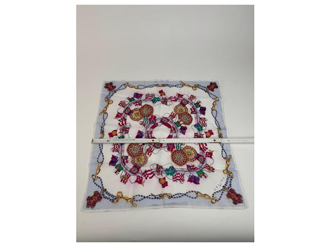 Céline Sciarpa floreale vintage Celine Multicolore - vista 7