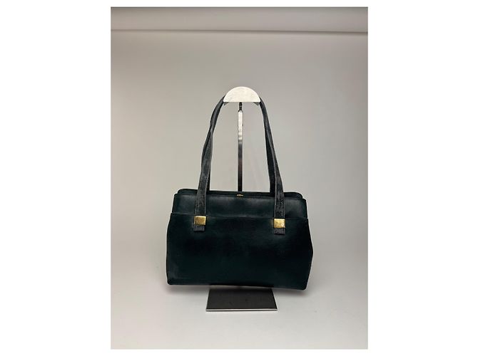 Vintage Givenchy Leder 4G Tasche grün - Ansicht 15