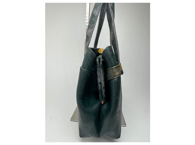 Vintage Givenchy Leder 4G Tasche grün - Ansicht 6