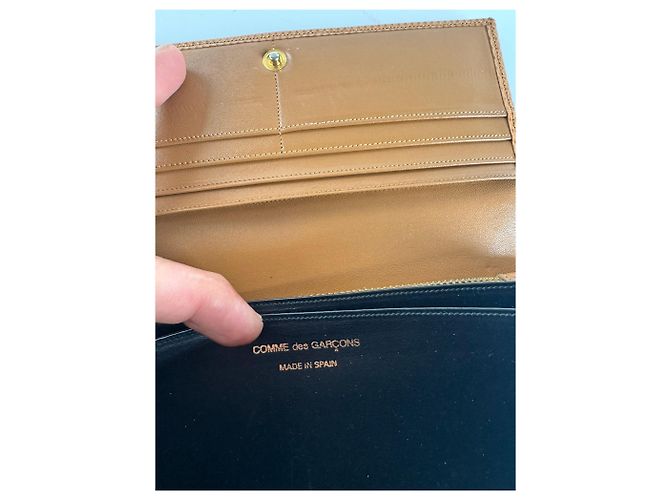 Comme Des Garcons Vintage Comme des garçons leather wallet brown - view 6