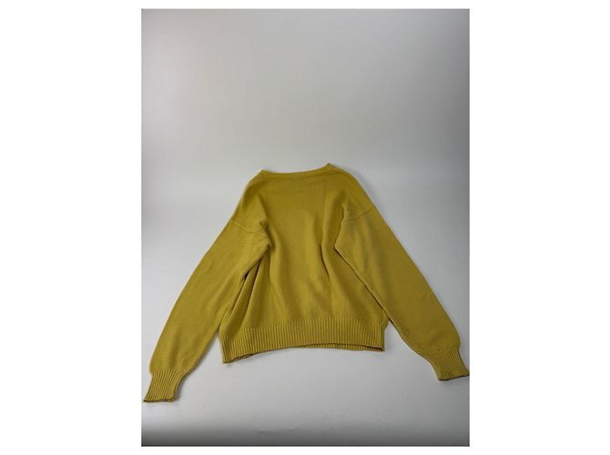 Pull vintage Givenchy M/L jaune - vue 13