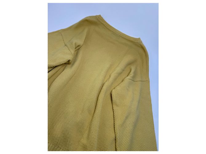 Pull vintage Givenchy M/L jaune - vue 14