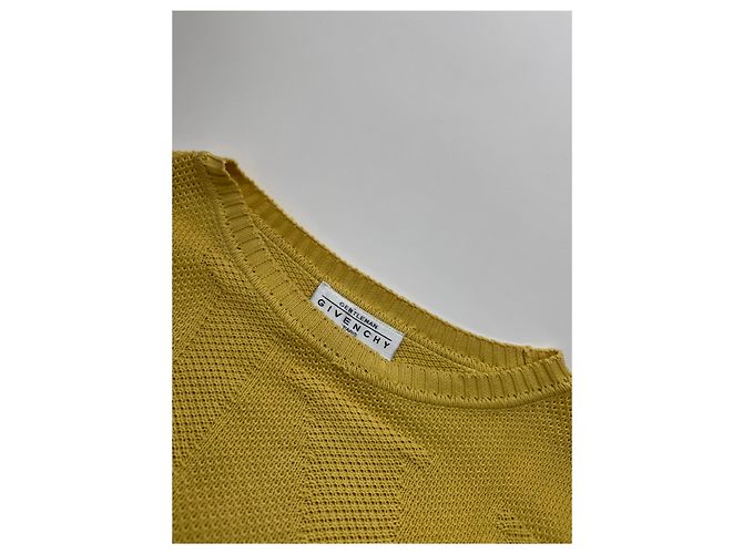Pull vintage Givenchy M/L jaune - vue 3