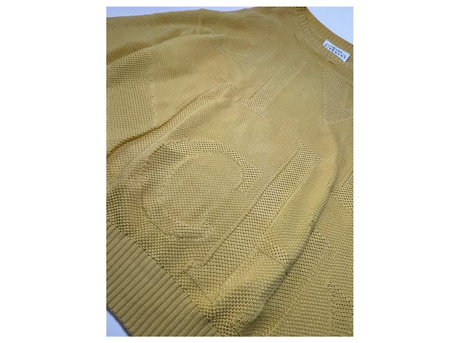 Pull vintage Givenchy M/L jaune - vue 8
