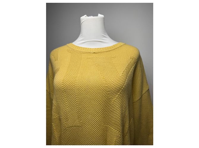 Pull vintage Givenchy M/L jaune - vue 9