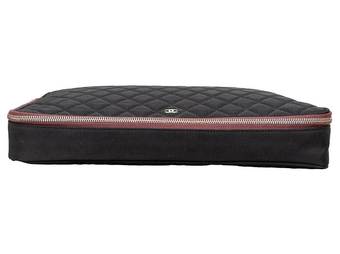 Custodia per laptop trapuntata Chanel Nero - vista 6