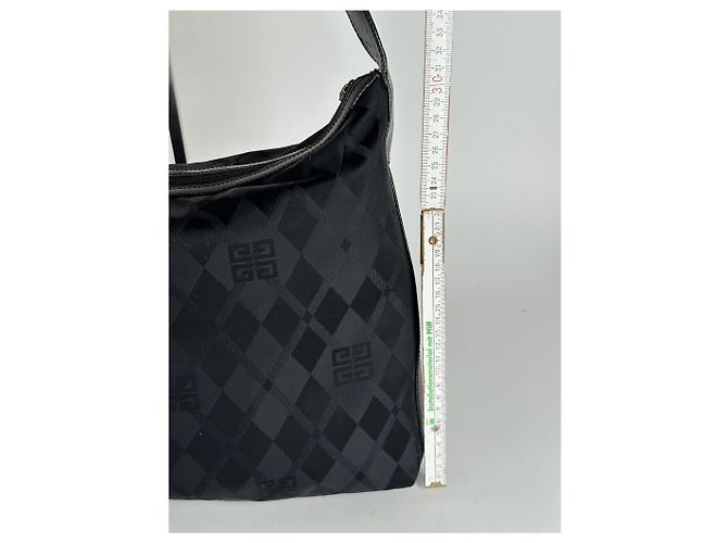 Vintage Givenchy Monogram Handtasche schwarz - Ansicht 11