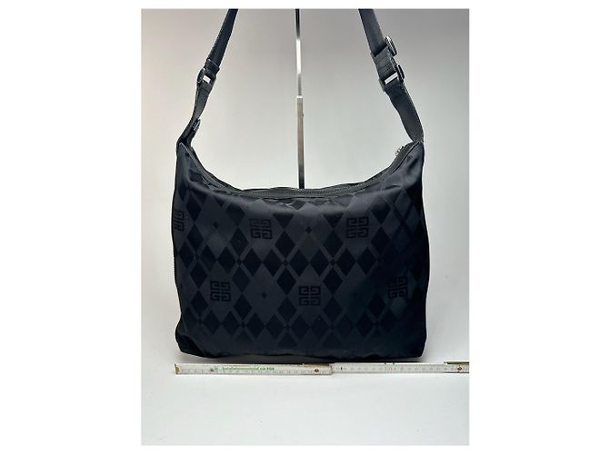 Vintage Givenchy Monogram Handtasche schwarz - Ansicht 12
